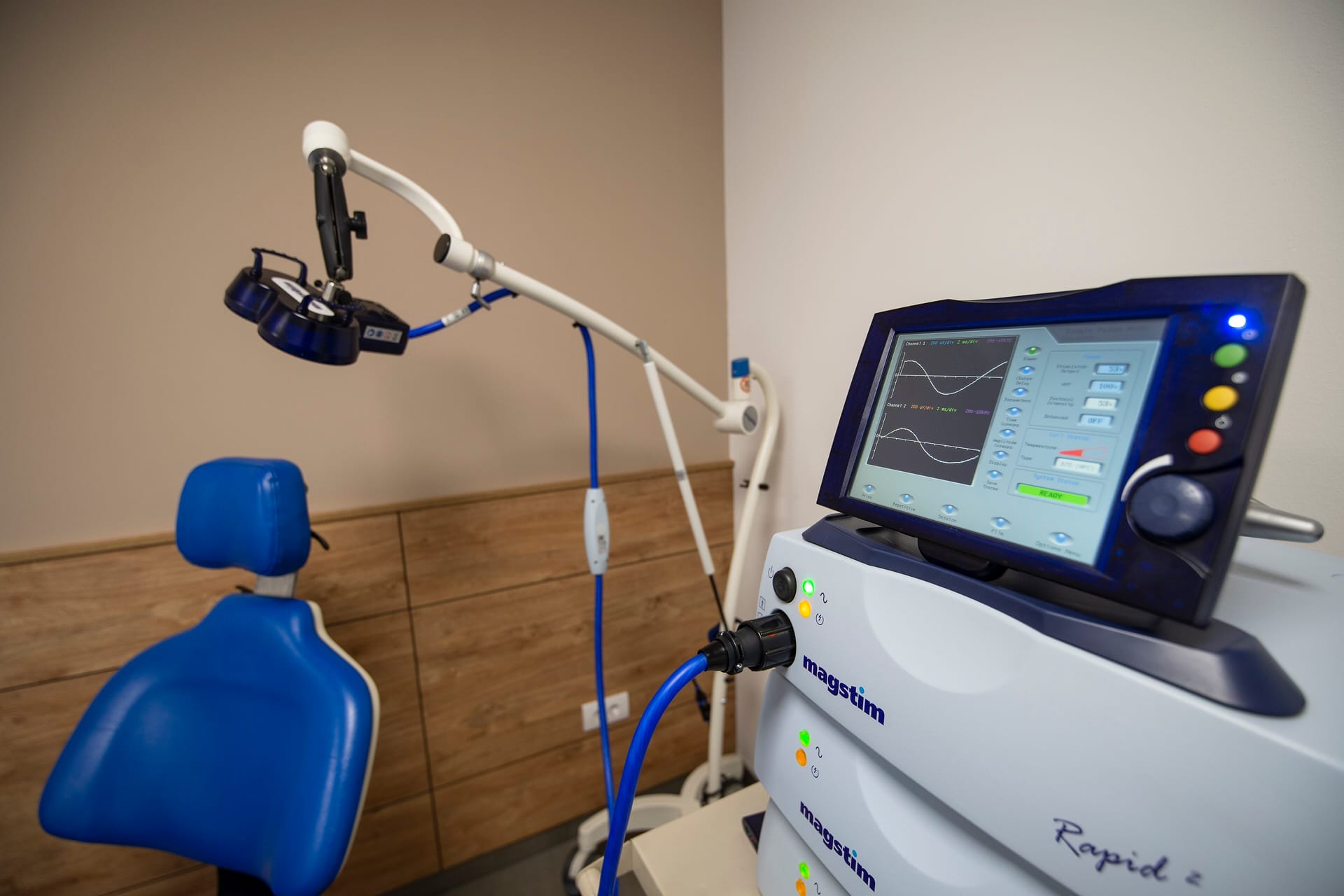 Patient-monitoring and diagnostic equipment in a hospital setting