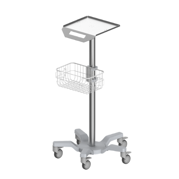 ECG Doctor Trolley Computing Cart High Quality Ventilator Hospital Trolley Nursing Cart