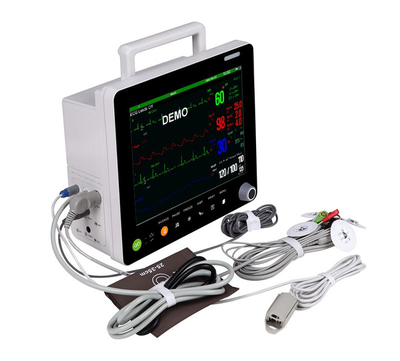 Multi-Parameter Patient Monitor 12.1 Inch Color TFT Portable Medical Equipment MDLMP12